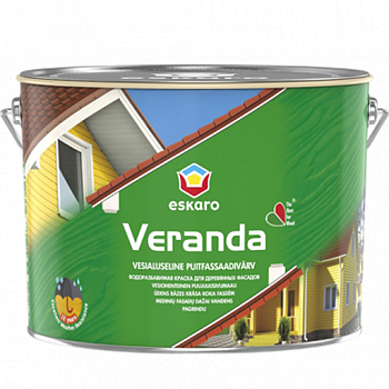 Атмосферостойкая краска для деревянных фасадов "Eskaro Veranda